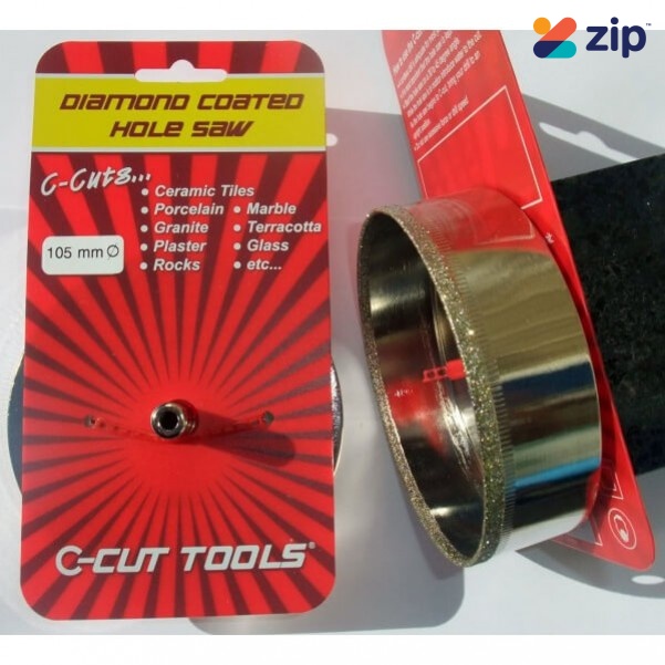 C-CUT TOOLS DCHS105S - 105mm Diamond Coated Hole Saw